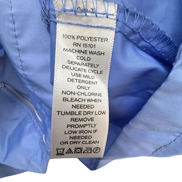 Susan Graver Windbreaker Jacket Plus Size 1X Purple Light Anorak Packable Hooded - Picture 11 of 11